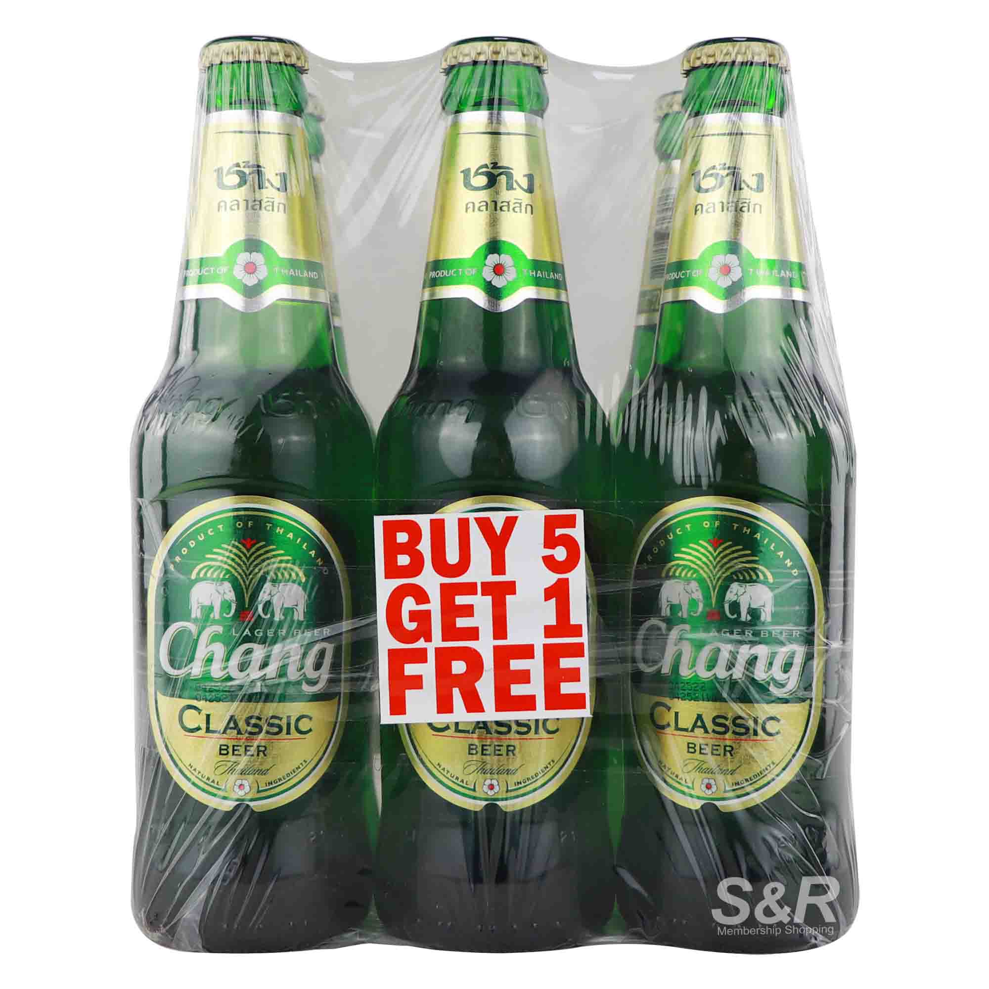 Chang Lager Beer Classic 6 bottles